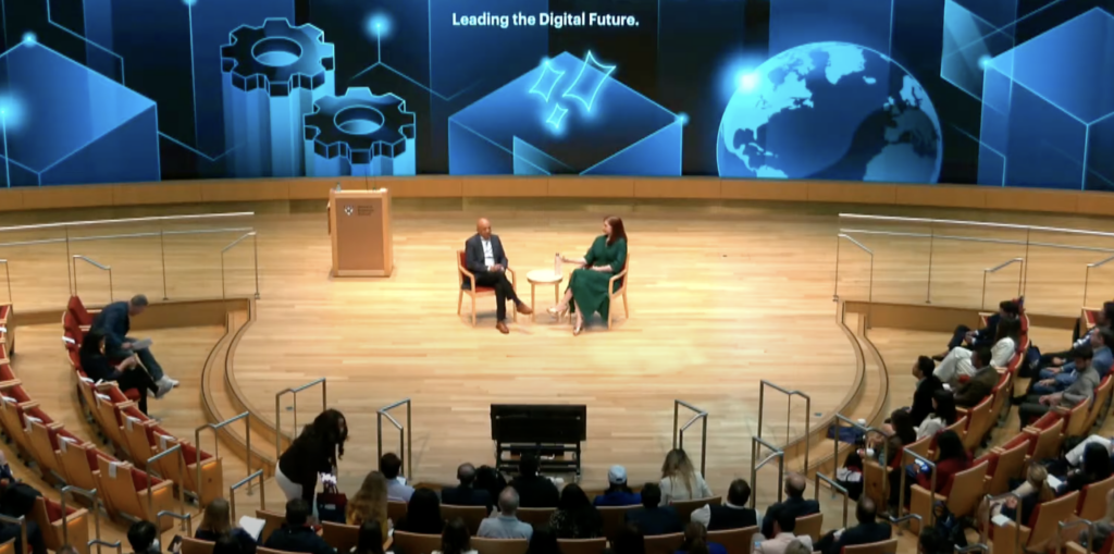 HBS Professors Christina Wallace and Sunil Gupta at Harvard Business School Connext 2025